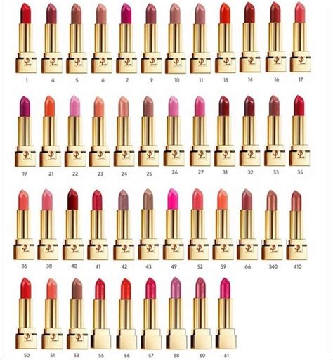 ysl lipstick colour code|ysl discontinued lipstick.